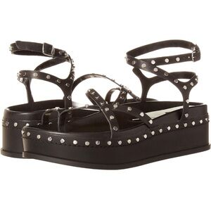 Studded platform sandals